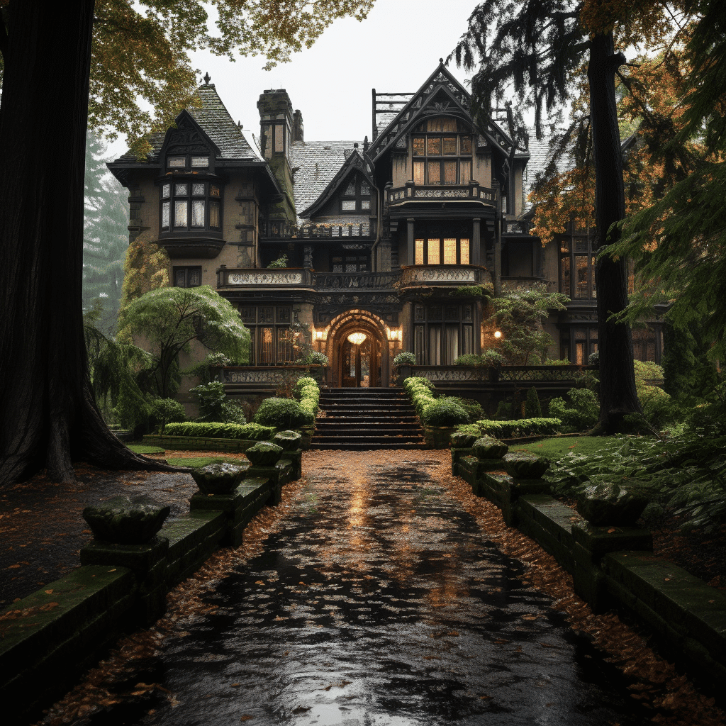 a mansion