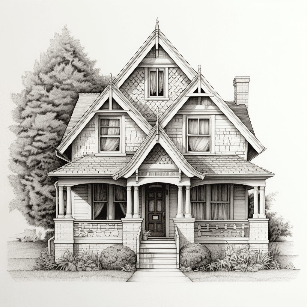 house drawing easy