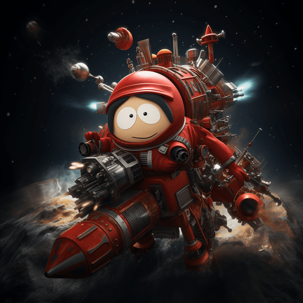 South Park Red Rocket Ship South Park Red Rocket Ship