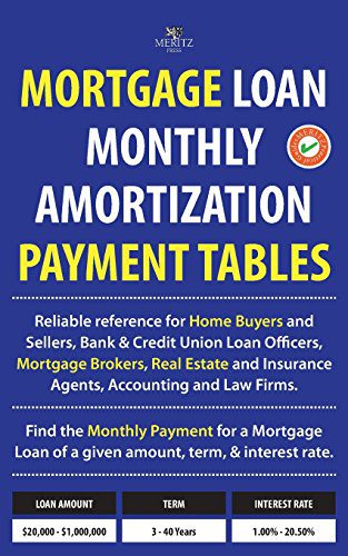 Mortgage Loan Monthly Amortization Payment Tables Easy To Use Reference For Home Buyers And Sellers Mortgage Brokers Bank And Credit Union Loan . Of A Given Amount Term And Interest Rate Mortgage Loan Monthly Amortization Payment Tables Easy To Use Reference For Home Buyers And Sellers, Mortgage Brokers, Bank And Credit Union Loan ... Of A Given Amount, Term, And Interest Rate.