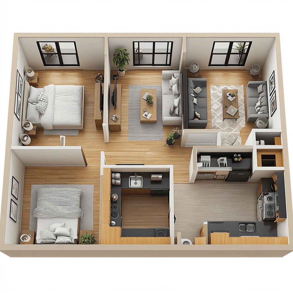 2 bedroom apartments for rent