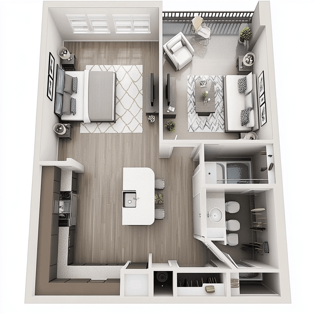 2 Bedroom Apartments Image 77917