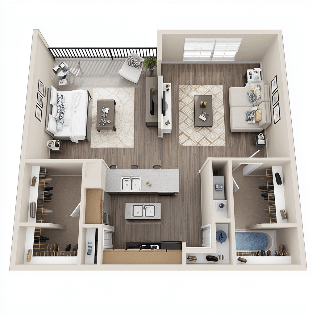 One Bedroom Apartments