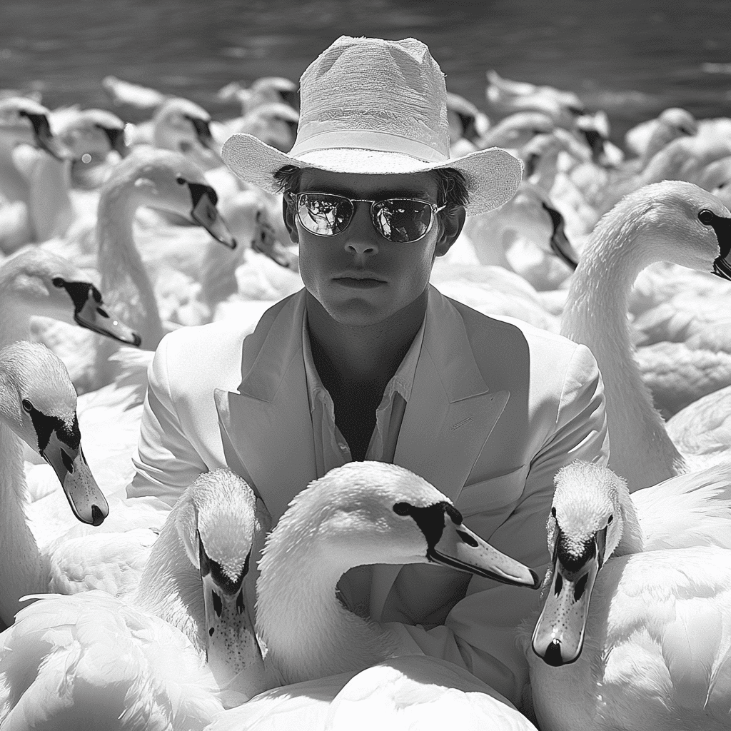 Truman Capote Swans