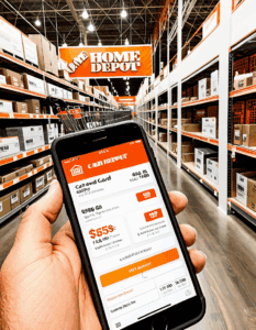 home depot card payment