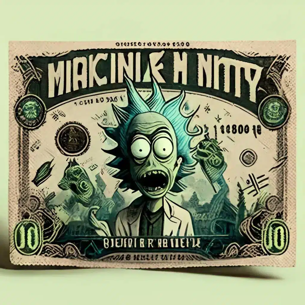 Rick And Morty House Crazy Aliens Money