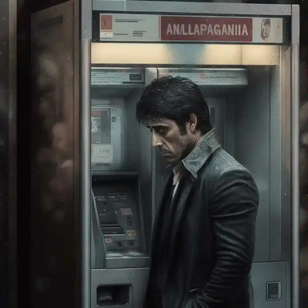 Tony Montana At An Atm Tony Montana At An Atm