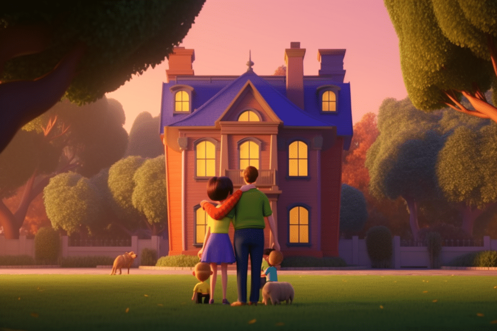 Loadedm Pixar Family Hugging In Front Of A Dream House Show The 06B01719 2E45 4981 8Bbb 45B9Aaa03Bb0 1