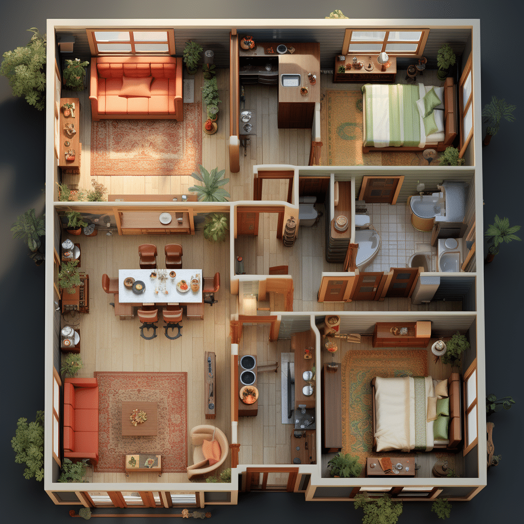 small house layout