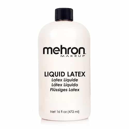 Mehron Makeup Liquid Latex  Sfx Makeup  Halloween Latex Makeup  Latex Glue For Skin  Prosthetic Glue Fl Oz (Ml)) (Clear)