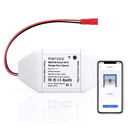 Meross Smart Wifi Garage Door Opener Remote App Control Works With Alexa Google Assistant And Smartthings No Hub Needed Meross Smart Wifi Garage Door Opener Remote, App Control, Works With Alexa, Google Assistant And Smartthings, No Hub Needed