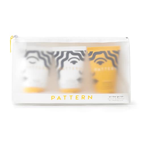 Pattern Beauty By Tracee Ellis Ross, On The Go Hair Care Kit Hydration Shampoo, Heavy Conditioner And Leave In Conditioner, Perfect For Curlies, Coilies And Tight Textured Hair