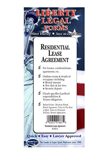 Residential Lease Agreement   Usa   Do It Yourself Legal Forms By Permacharts