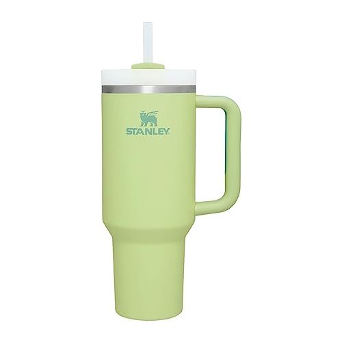 Stanley Quencher Hflowstate Stainless Steel Vacuum Insulated Tumbler With Lid And Straw For Water, Iced Tea Or Coffee, Smoothie And More, Citron, Oz