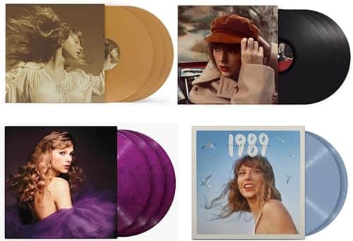 Taylors Versions Vinyl Set Fearless Red Speak Now And Taylor Swift Pack Record Collection Taylor'S Versions Vinyl Set Fearless, Red, Speak Now And Taylor Swift Pack Record Collection