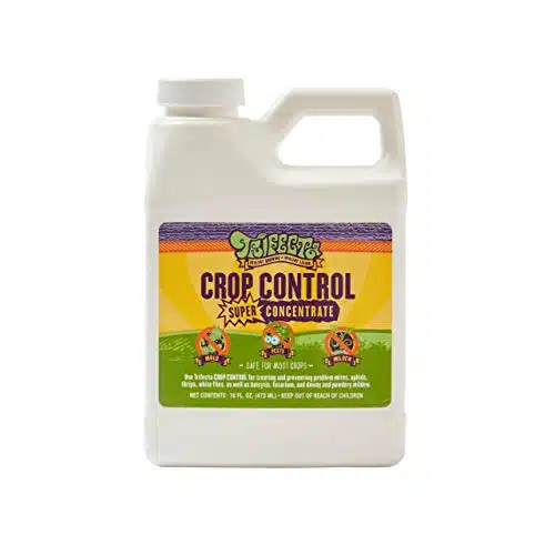 Trifecta Crop Control Super Concentrate All In One Natural Pesticide, Fungicide, Miticide, Insecticide, Eliminate Spider Mites, Powdery Mildew, Botrytis, Mold And More On Plants Non Toxic   Oz
