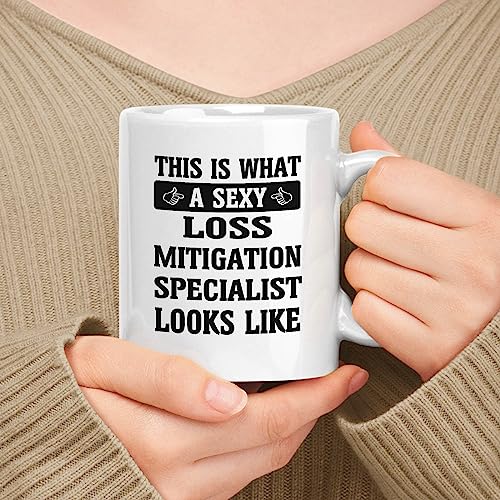 Muggable Funny Gift For Loss Mitigation Specialist   Oz, Oz White Ceramic Mug   This Is What A Loss Mitigation Specialist Looks Like