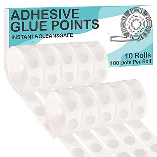 Allfun Pieces Clear Glue Points Dots Double Sided Adhesive Removable For Balloons Craft Sticky