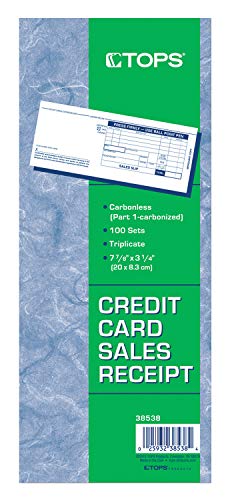 Adams Credit Card Sales Slip, Part, Sets Per Pack ()