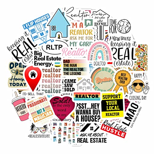 Bulbacraft Pcs Funny Realtor Stickers, Real Estate Stickers, Funny Realtor Gifts For Women Agent, Real Estate Agent Gifts Fo Women &Amp; Men