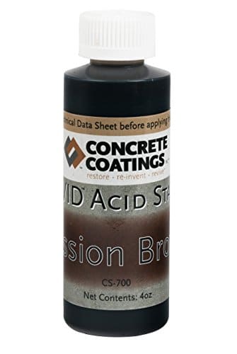 Cc Concrete Coatings Vivid Acid Stain For Concrete Mission Brown Oz
