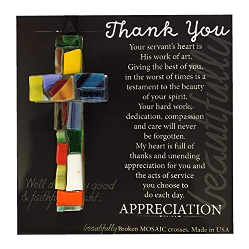 Heartfelt Sentiment With Handmade In Usa Cross   Thank You Gift For Familyfriendscolleaguescaregiversgratitude Giftappreciation Gift For Mentorpastorminister