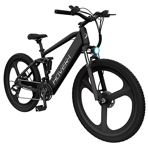 Hover Instinct Electric Bike With  Motor, Mph Max Speed, Â Tires, And Iles Of Range E Bike, Black
