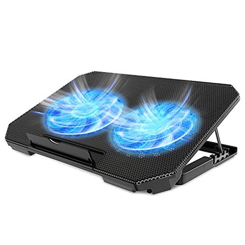 Liens Laptop Cooling Pad With Adjustable Height Two Inches Fan B Ports Suitable For Laptopsblack