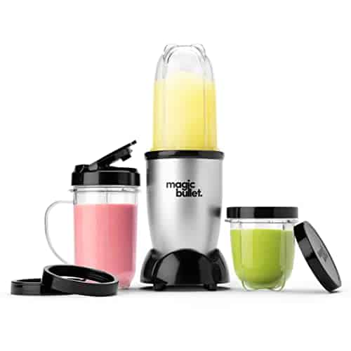 Magic Bullet Blender, Small, Silver, Piece Set