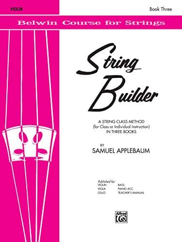String Builder, Bk A String Class Method (For Class Or Individual Instruction)   Violin (Belwin Course For Strings, Bk )