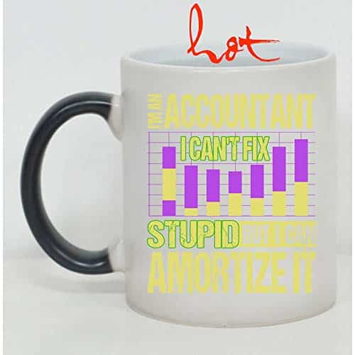 But I Can Amortize It Cup, I'M An Accountant I Can'T Fix Stupid Change Color Mug (Color Changing Mug)