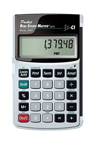 Calculated Industries Pocket Real Estate Master Financial Calculator
