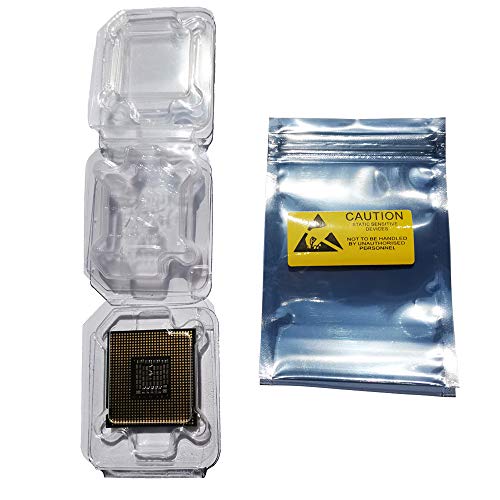 Daarcin Cpu Protective Thicken Plastic Clamshell Case Trays Suitable For Intel With Pcs Antistatic Bags And Labels (Pcs Intel Cpu Case)