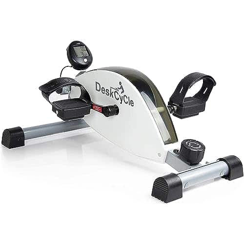 Deskcycle Under Desk Bike Pedal Exerciser   Desk Exercise Equipment With Magnetic Resistance   Leg Exerciser While Sitting For Office Workout Or Home Fitness