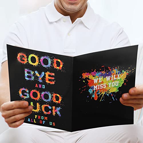Funny Going Away Card Jumbo Greeting Card Farewell Cards For Coworkers Good Luck Card Farewell Greeting Card Oversized Goodbye Card With Envelope Office Farewell Party Supplies (X Inch)