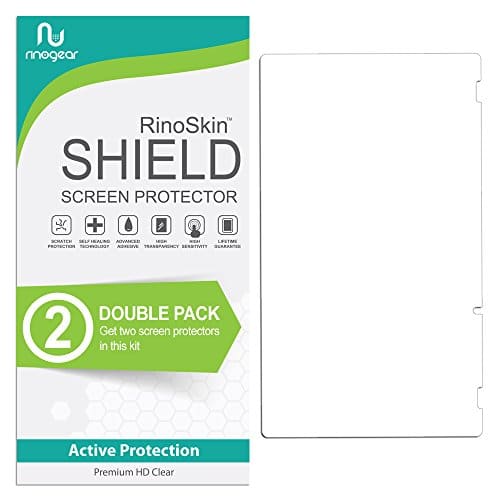 Rinogear (Pack) Screen Protector For Nintendo Switch Screen Protector Case Friendly Accessories Flexible Full Coverage Clear Tpu Film
