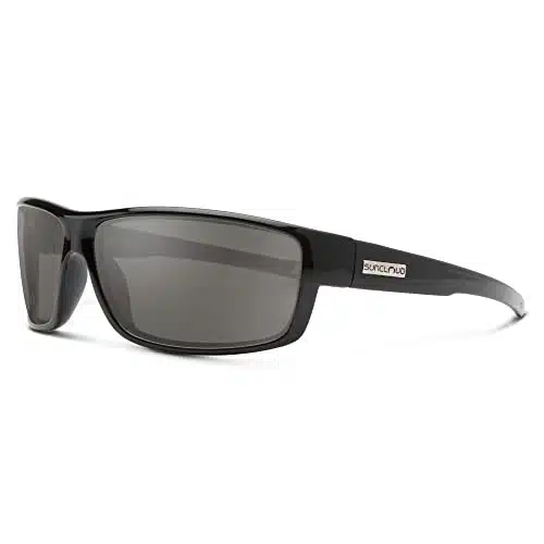 Suncloud Voucher Active Sunglasses   Black  Polar Gray