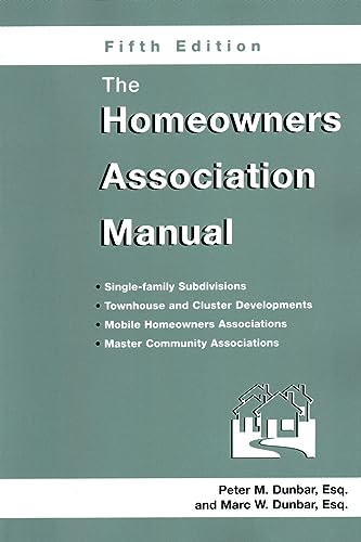 The Homeowners Association Manual (Homeowners Association Manual)(Th Edition)