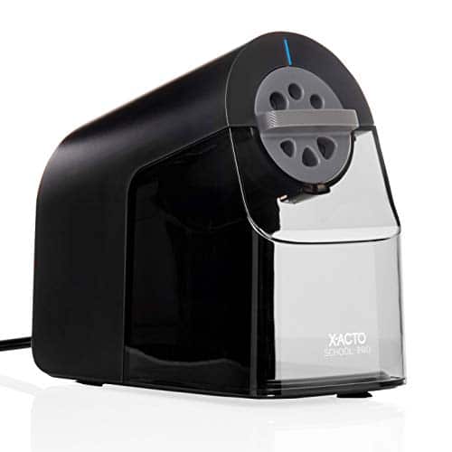 X Acto Pencil Sharpener, Schoolpro Electric Pencil Sharpener, Heavy Duty Electric Pencil Sharpener For School, Classroom And Teacher Supplies, Perfect Addition To Homeschooling Supplies, Black