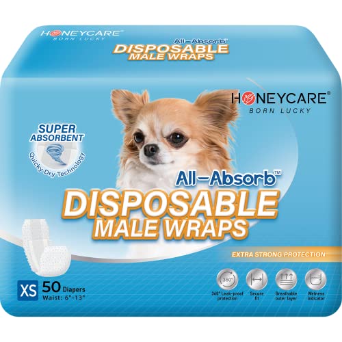 All Absorb Aale Dog Wrap, Count, Extra Small