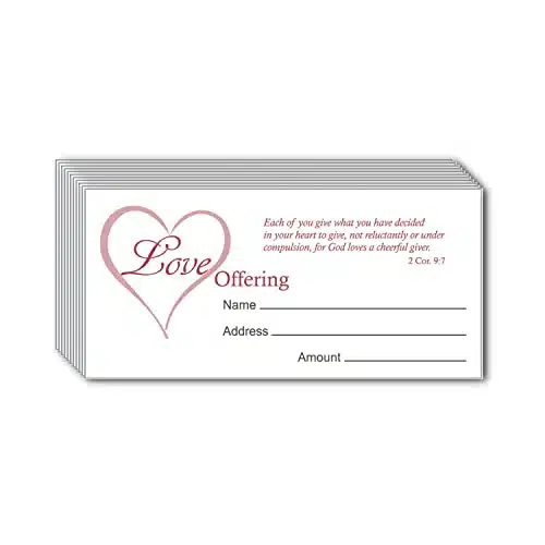 Offering Envelope   Love Offering (Cor )