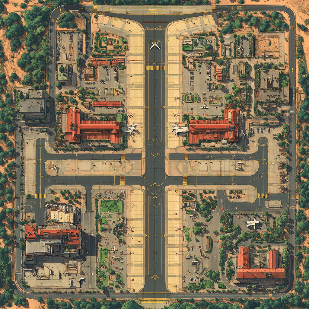 phoenix airport map