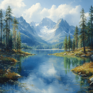 lake in the hills