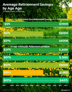 average retirement savings by age